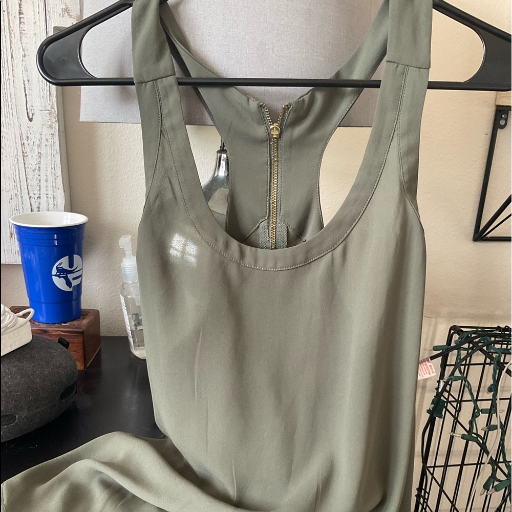 Dark Green Express Tank Top